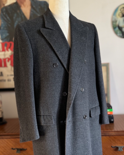 CAPPOTTO VINTAGE DOPPIO PETTO IN LANA CI20