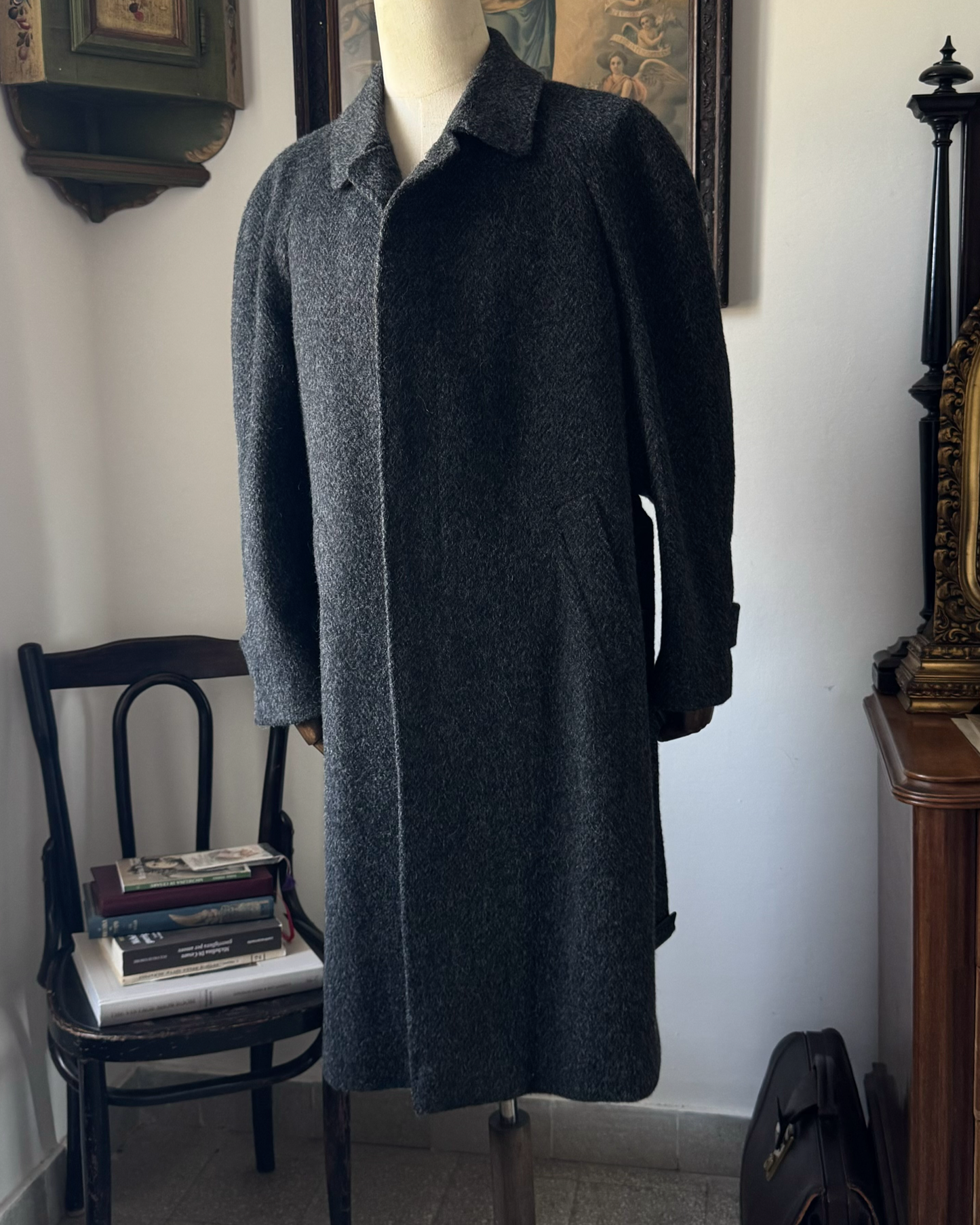 CAPPOTTO VINTAGE LODEN IN MISTO LANA D08C02