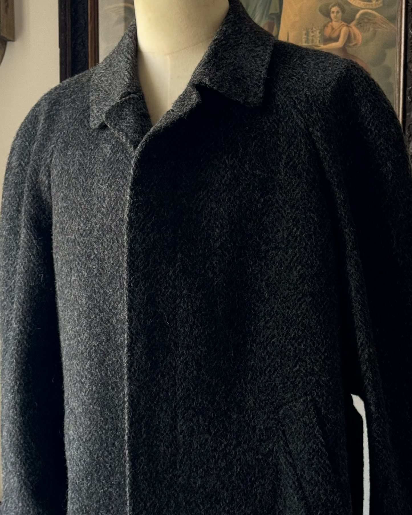 CAPPOTTO VINTAGE LODEN IN MISTO LANA D08C02