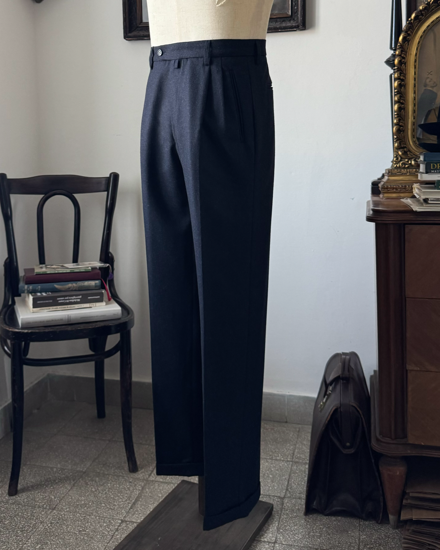 PANTALONE INVERNALE "SECOND HAND" IN LANA D08P01