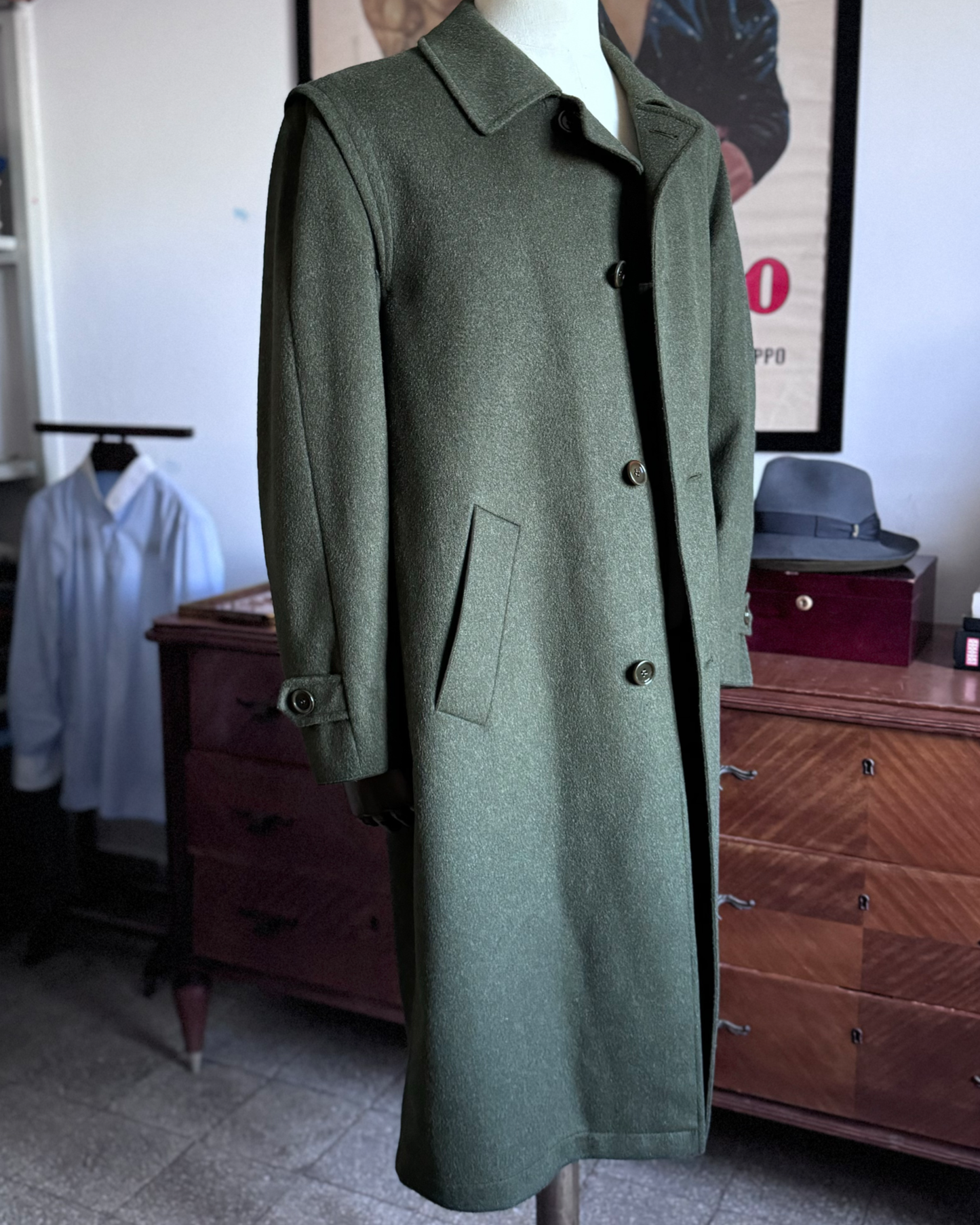 CAPPOTTO "VINTAGE" LODEN IN LANA CI31