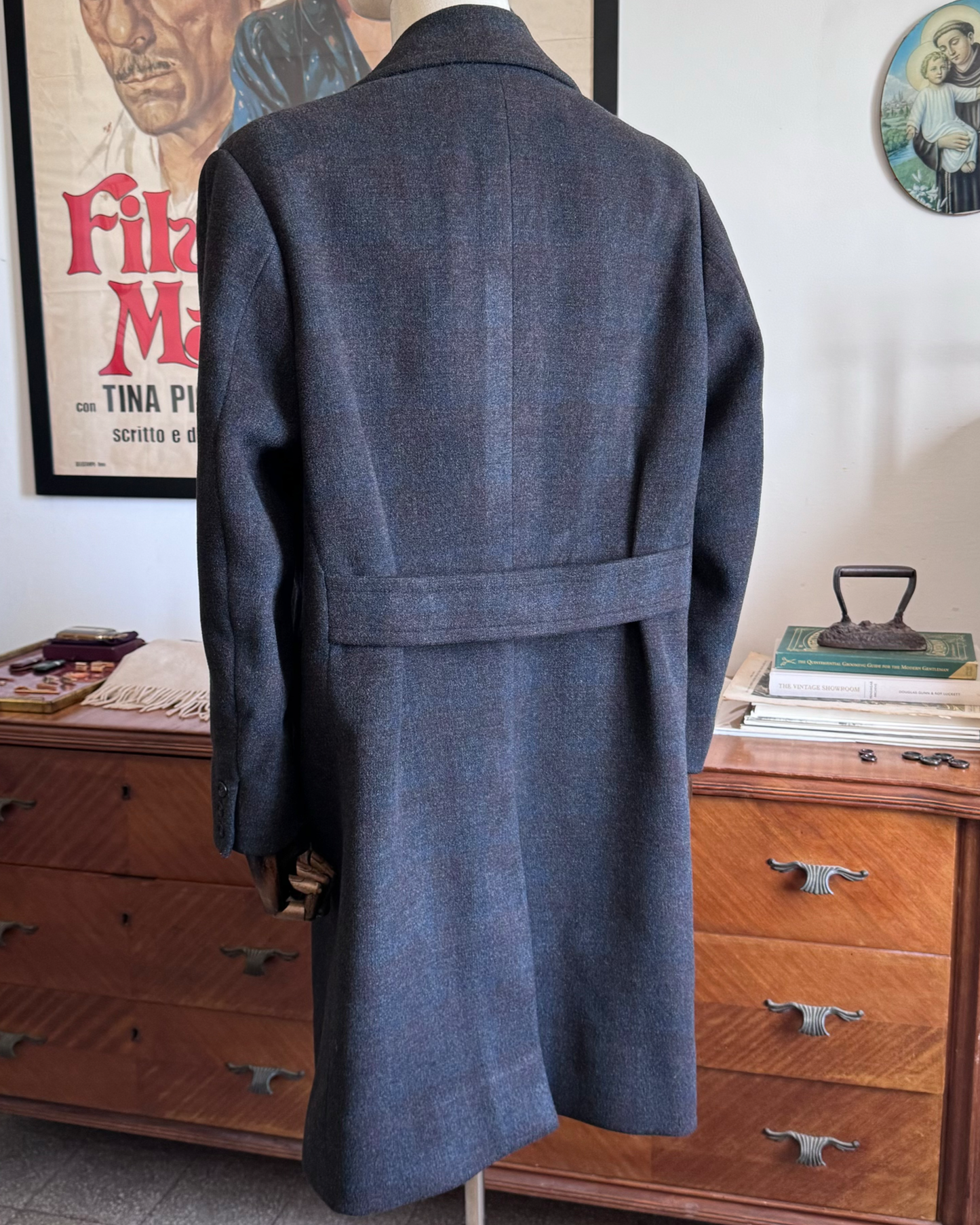 CAPPOTTO VINTAGE DOPPIO PETTO IN LANA CI33