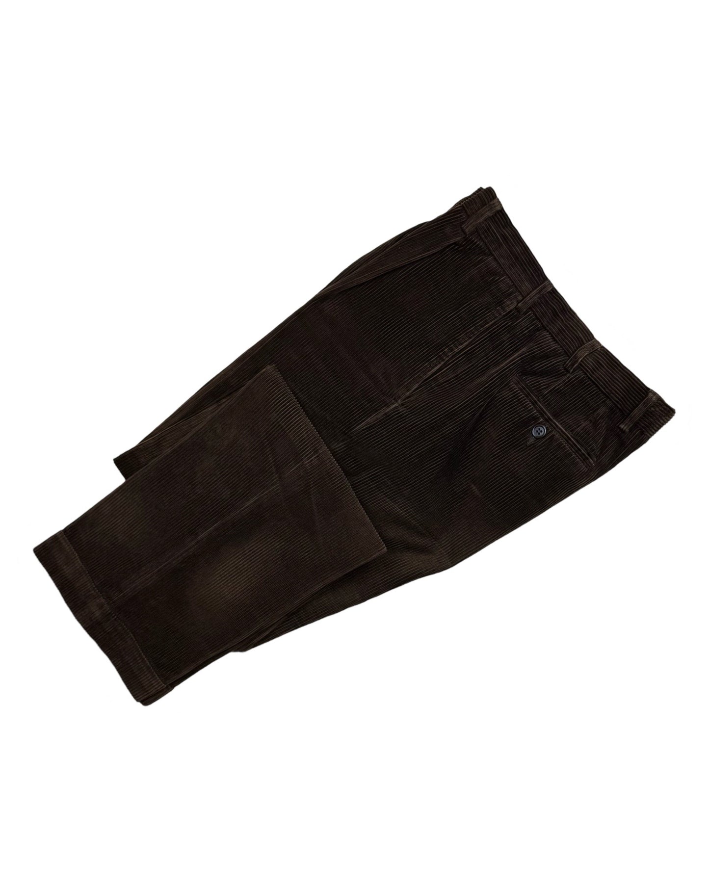 PANTALONE INVERNALE "SECOND HAND" DI COTONE PESANTE IN VELLUTO A COSTE D09P01