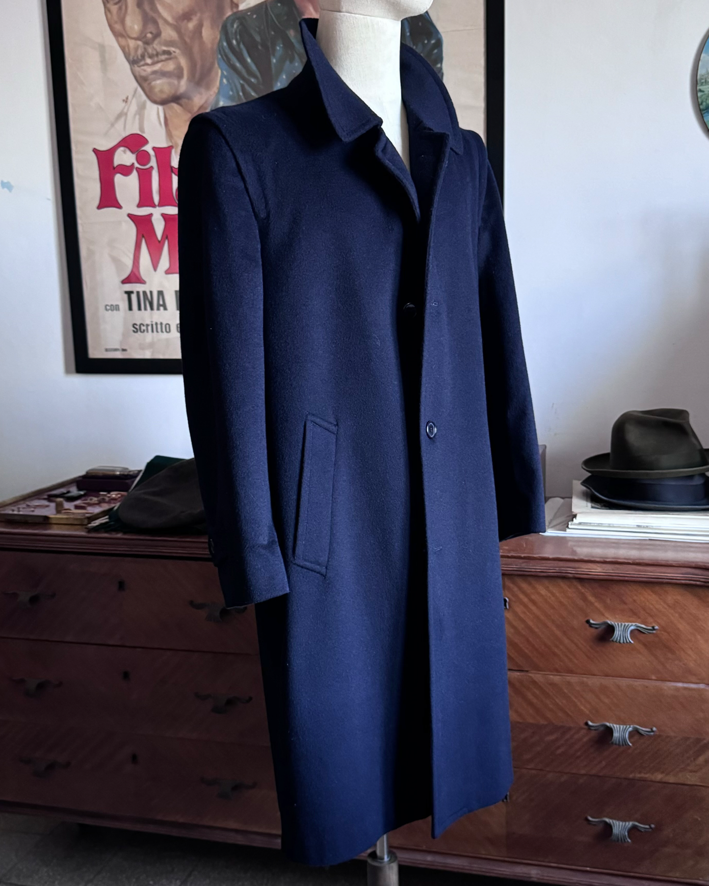 CAPPOTTO VINTAGE LODEN IN MISTO LANA CI38