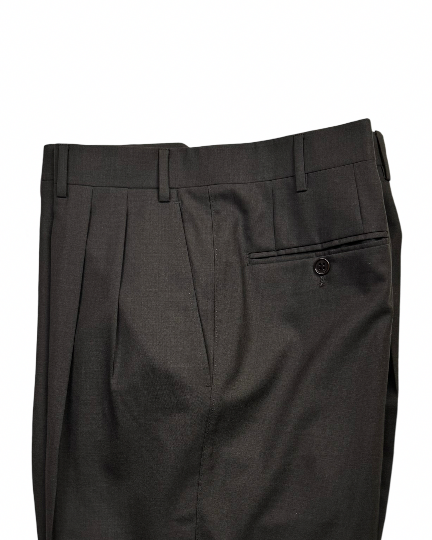 PANTALONE ESTIVO "SECOND HAND" IN LANA "CANALI" DOPPIA PENCE D01P02