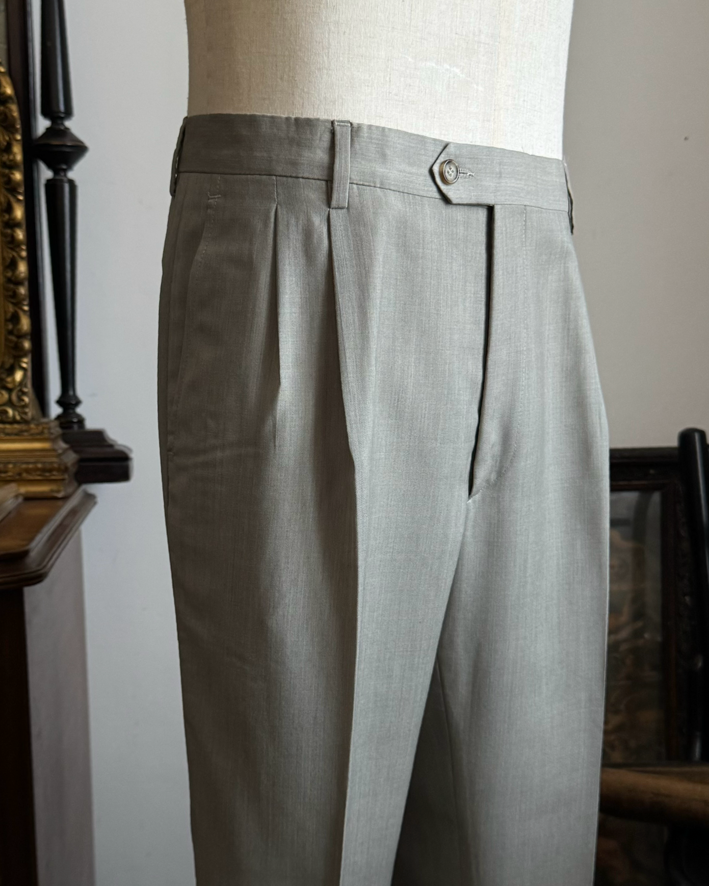 PANTALONE ESTIVO "SECOND HAND" IN LANA DOPPIA PENCE D02P04