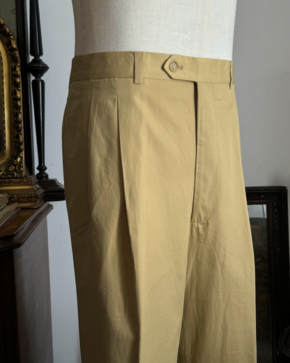 PANTALONE ESTIVO "SECOND HAND" IN COTONE "BOGGI" DOPPIA PENCE D03P08