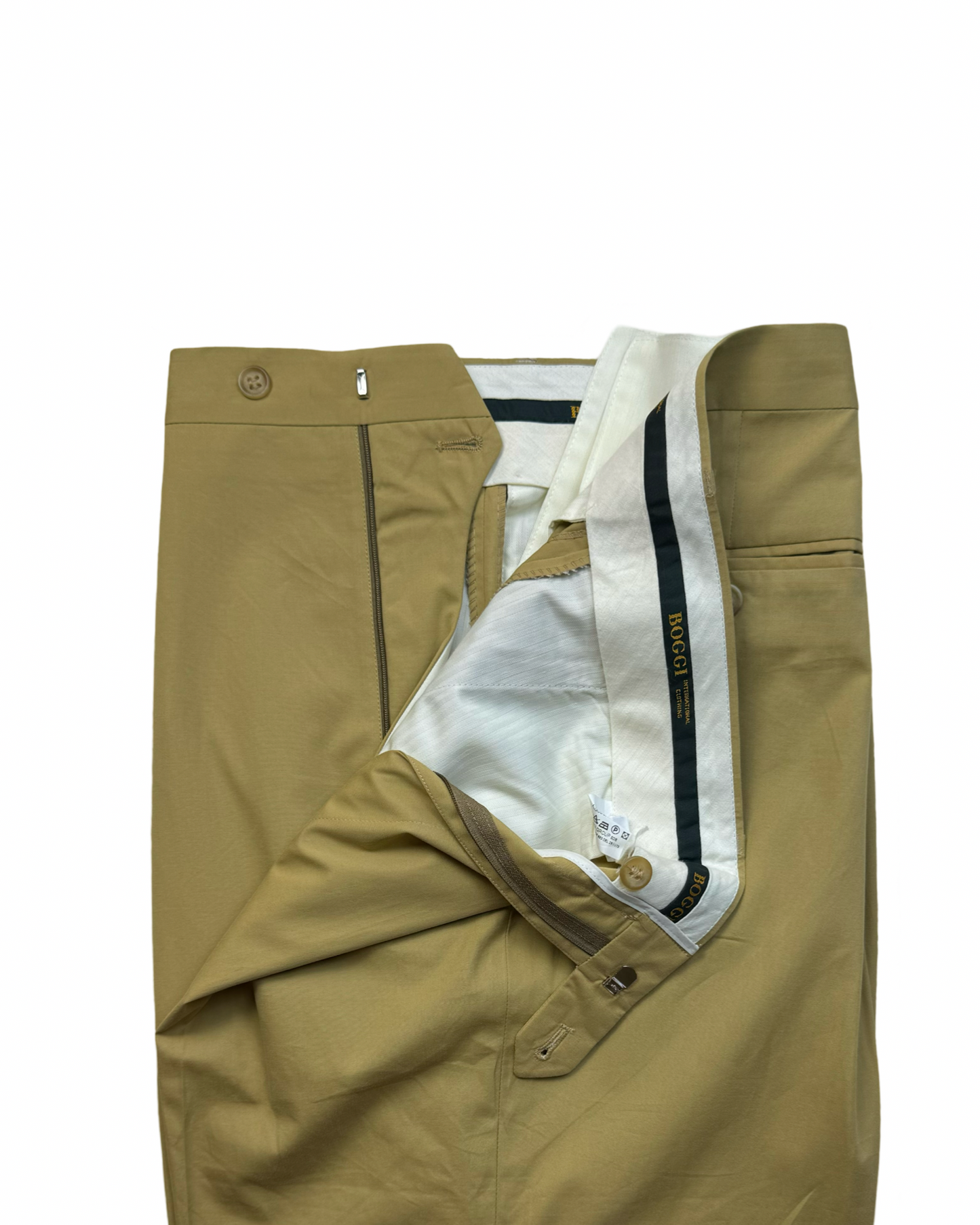 PANTALONE ESTIVO "SECOND HAND" IN COTONE "BOGGI" DOPPIA PENCE D03P08