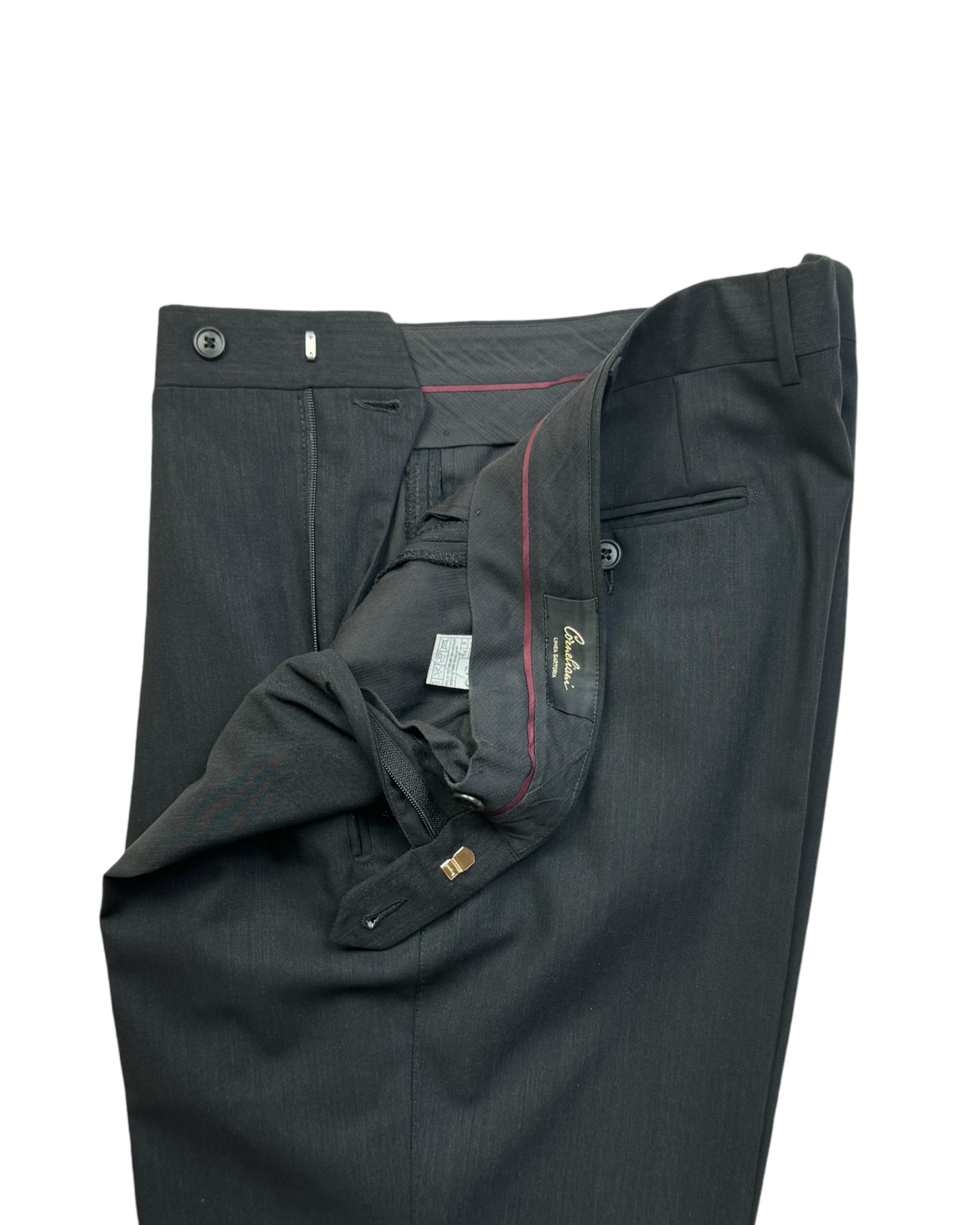 PANTALONE ESTIVO "SECOND HAND" IN LANA "CORNELIANI" DOPPIA PENCE D03P09