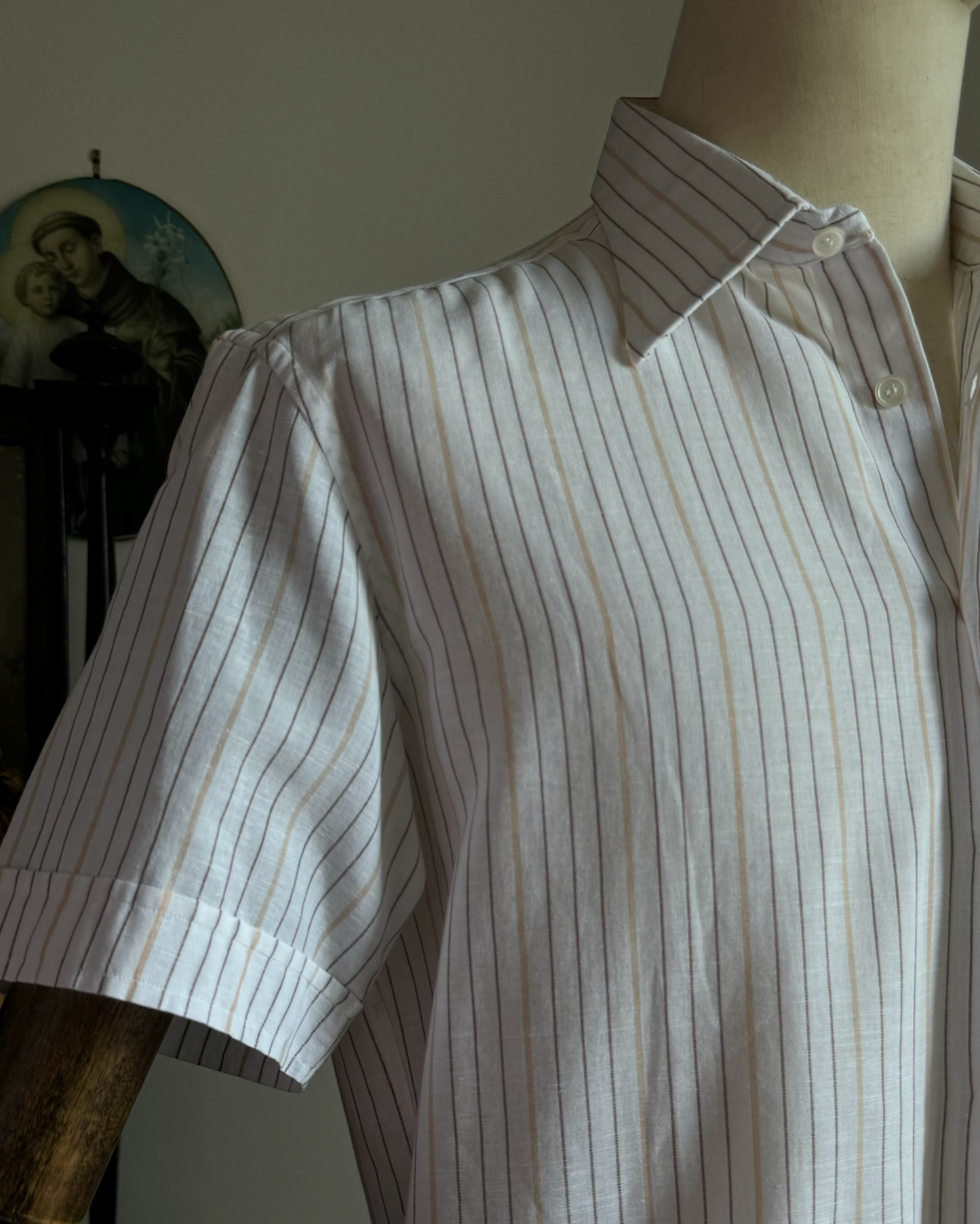 CAMICIA ESTIVA VINTAGE IN COTONE D03C08