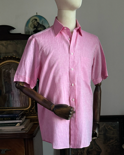 CAMICIA ESTIVA VINTAGE IN LINO D03C09