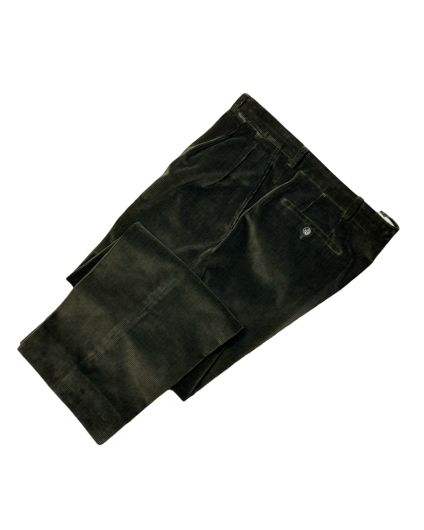 PANTALONE INVERNALE "SECOND HAND" DI COTONE PESANTE IN VELLUTO A COSTE D05P01