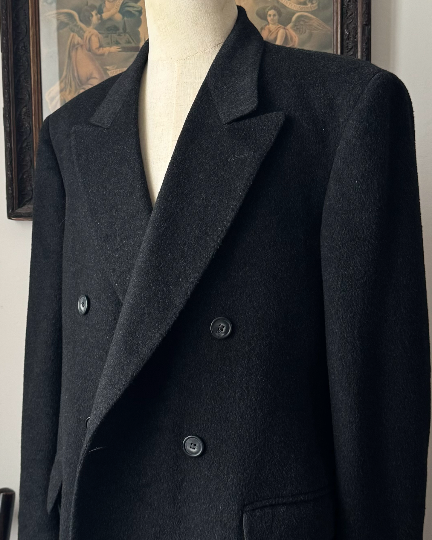 CAPPOTTO VINTAGE IN LANA DOPPIO PETTO D06C01