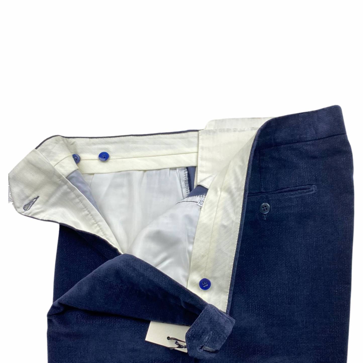 PANTALONE INVERNALE "SECOND HAND" DI COTONE PESANTE IN VELLUTO A COSTE STRETTE, SINGOLA PENCE PI02.