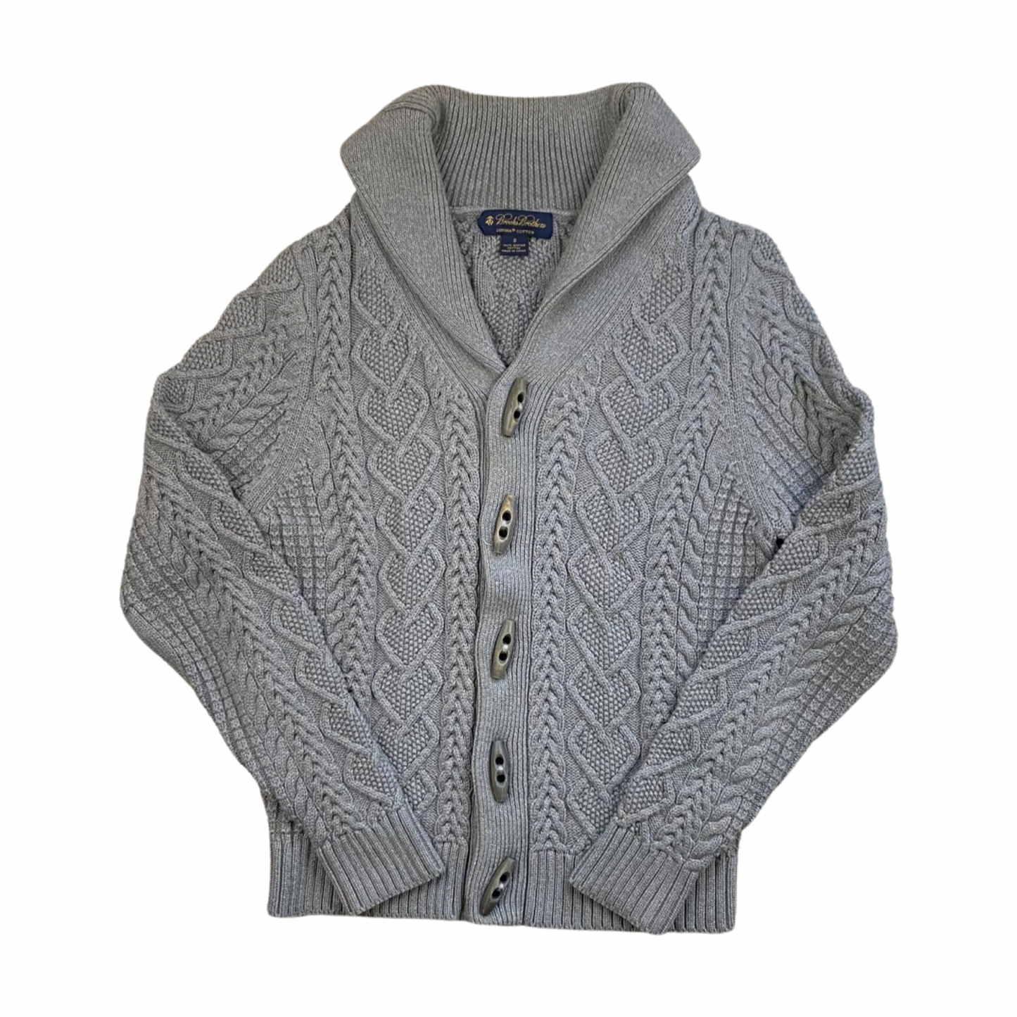 MAGLIONE ESTIVO CARDIGAN "SECOND HAND" IN COTONE BROOKS BROTHERS ME01