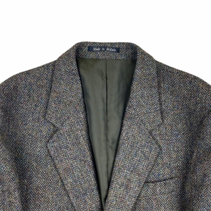 GIACCA INVERNALE VINTAGE  "HARRIS TWEED" IN LANA GI02