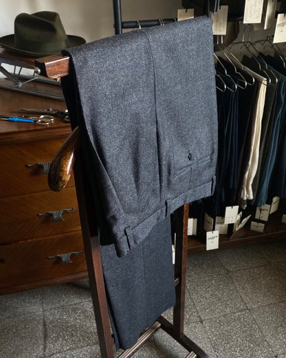 PANTALONE INVERNALE "SECOND HAND" IN LANA DI FLANELLA, DOPPIA PENCE PI24