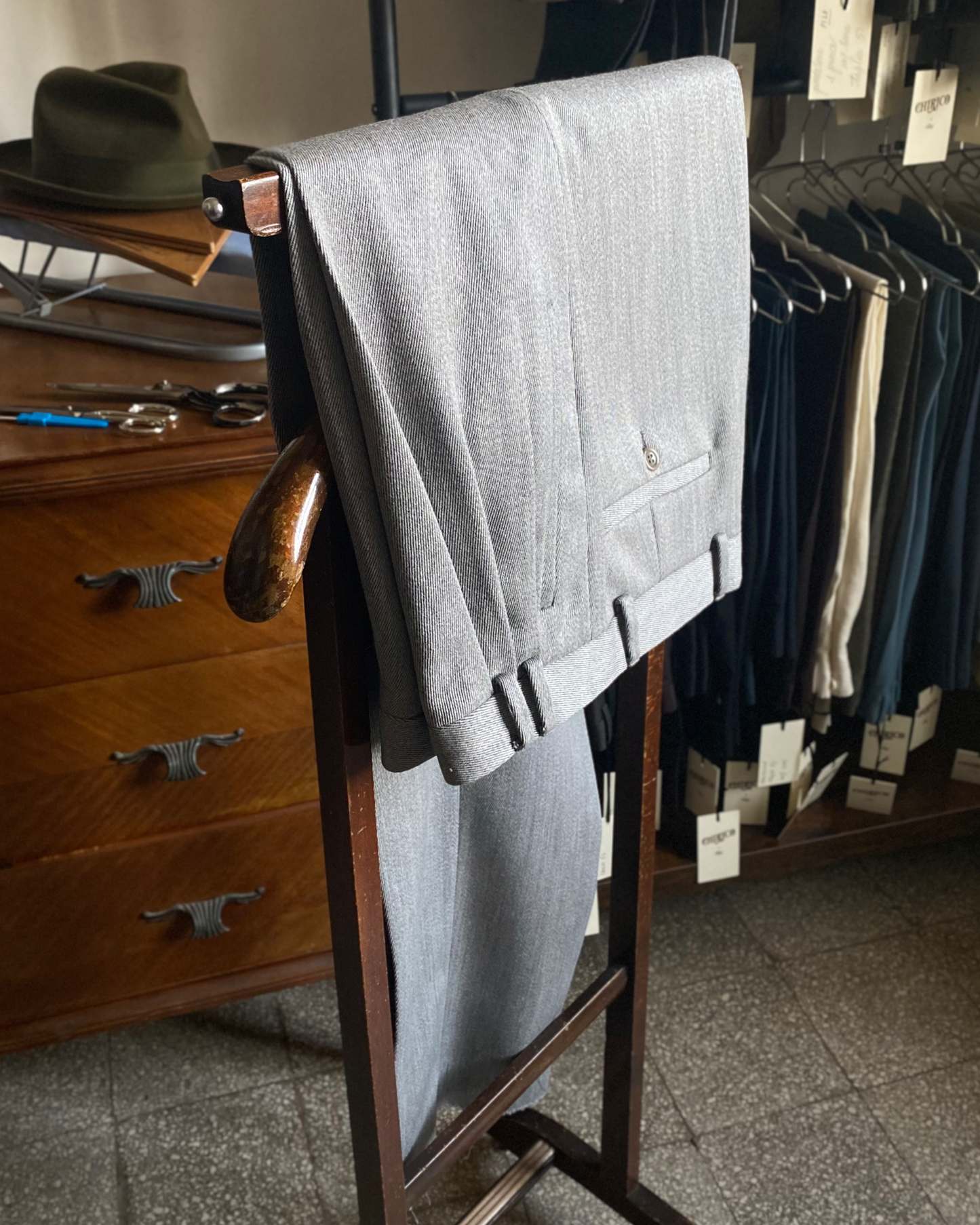 PANTALONE INVERNALE "SECOND HAND" IN LANA, TRIPLA PENCE PI25