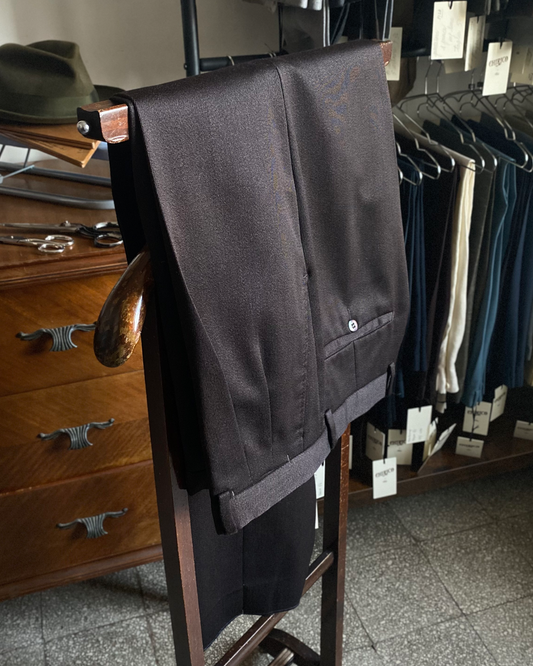 PANTALONE INVERNALE "SECOND HAND" IN LANA, TESSUTO DI VITALE BARBERIS, DOPPIA PENCE PI26