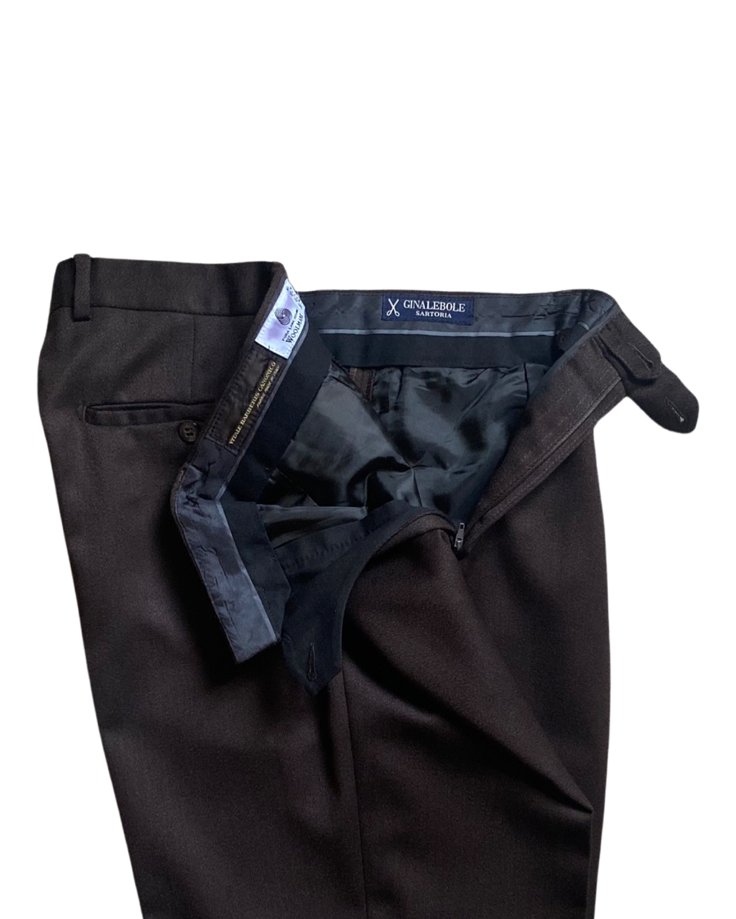 PANTALONE INVERNALE "SECOND HAND" IN LANA, TESSUTO DI VITALE BARBERIS, DOPPIA PENCE PI26