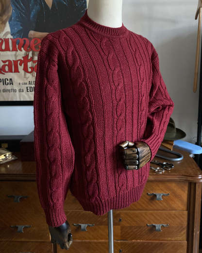 MAGLIONE INVERNALE "SECOND HAND" GIROCOLLO IN LANA MI09