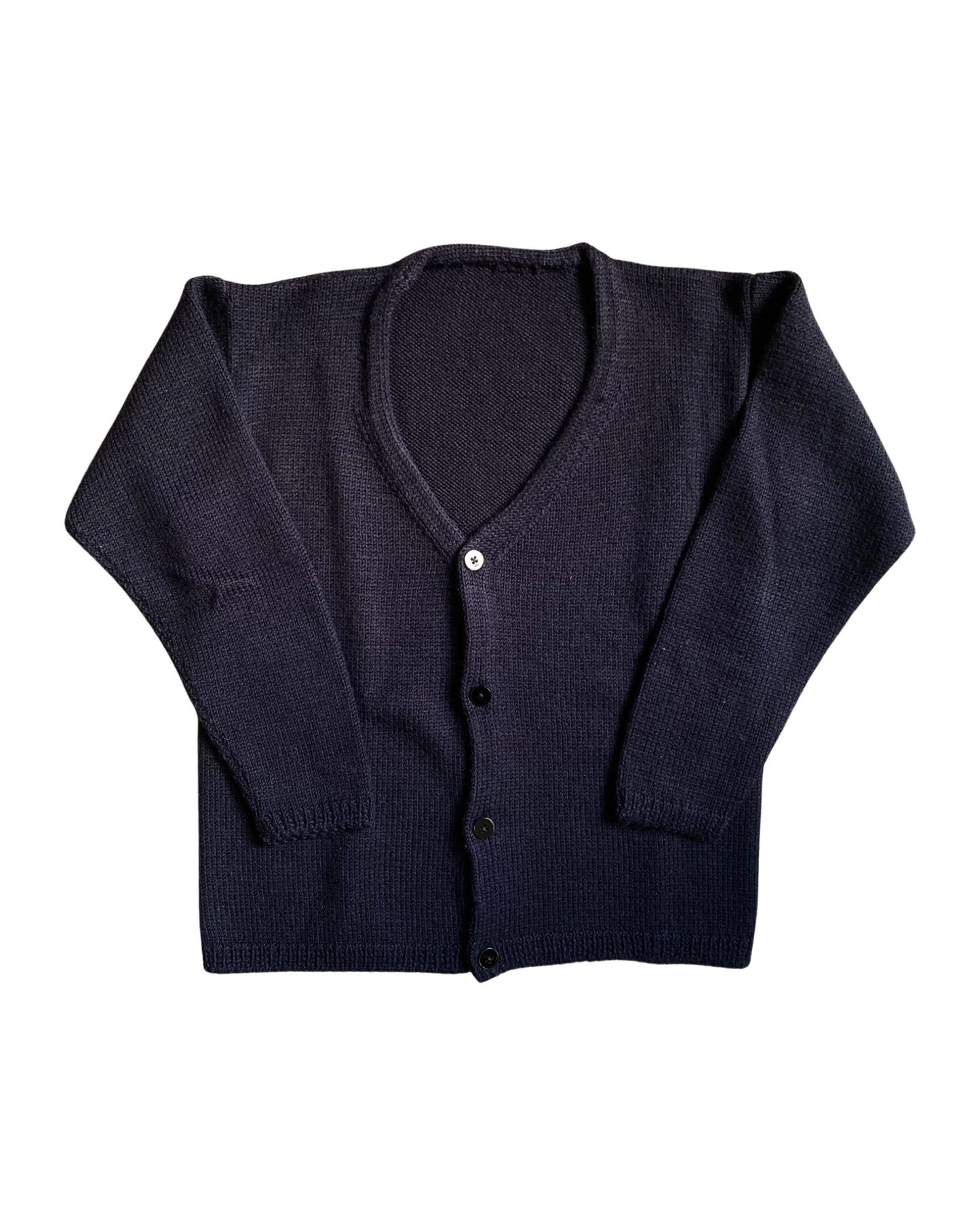 MAGLIONE CARDIGAN INVERNALE "SECOND HAND" IN LANA MI13