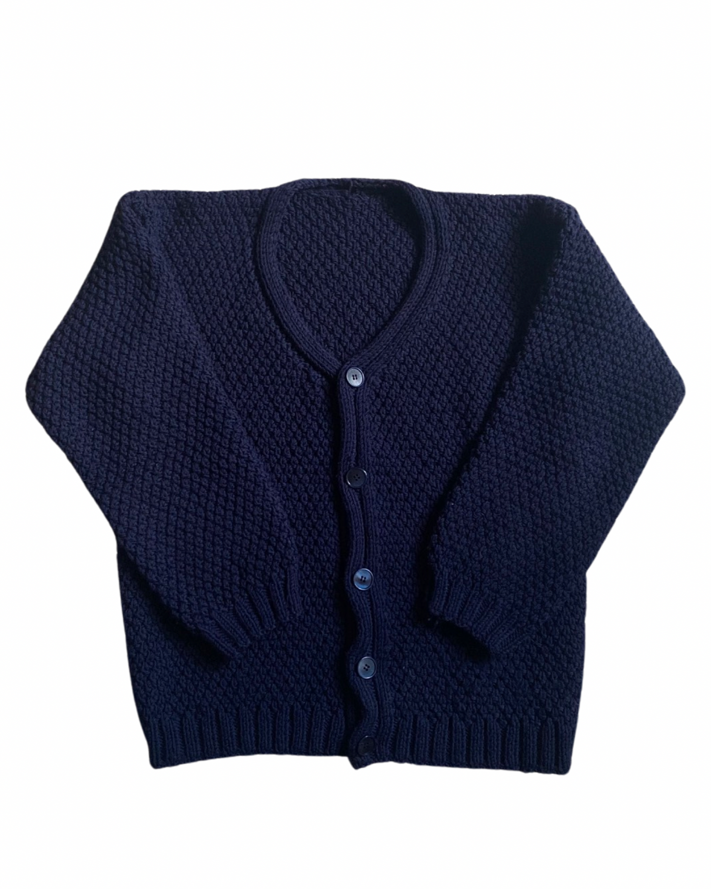 MAGLIONE CARDIGAN INVERNALE "SECOND HAND" IN LANA MI18