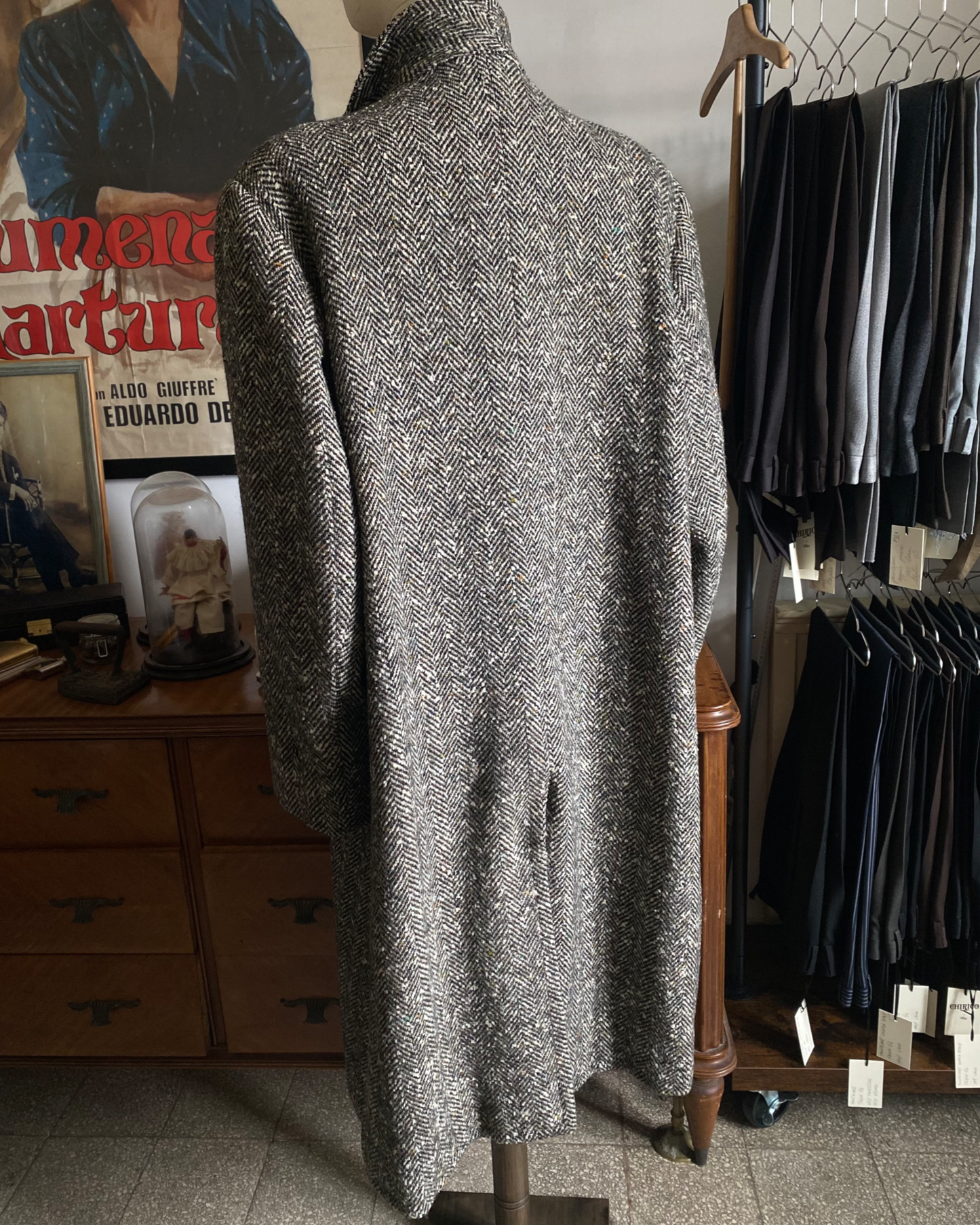 CAPPOTTO VINTAGE SPIGATO IN LANA CI18