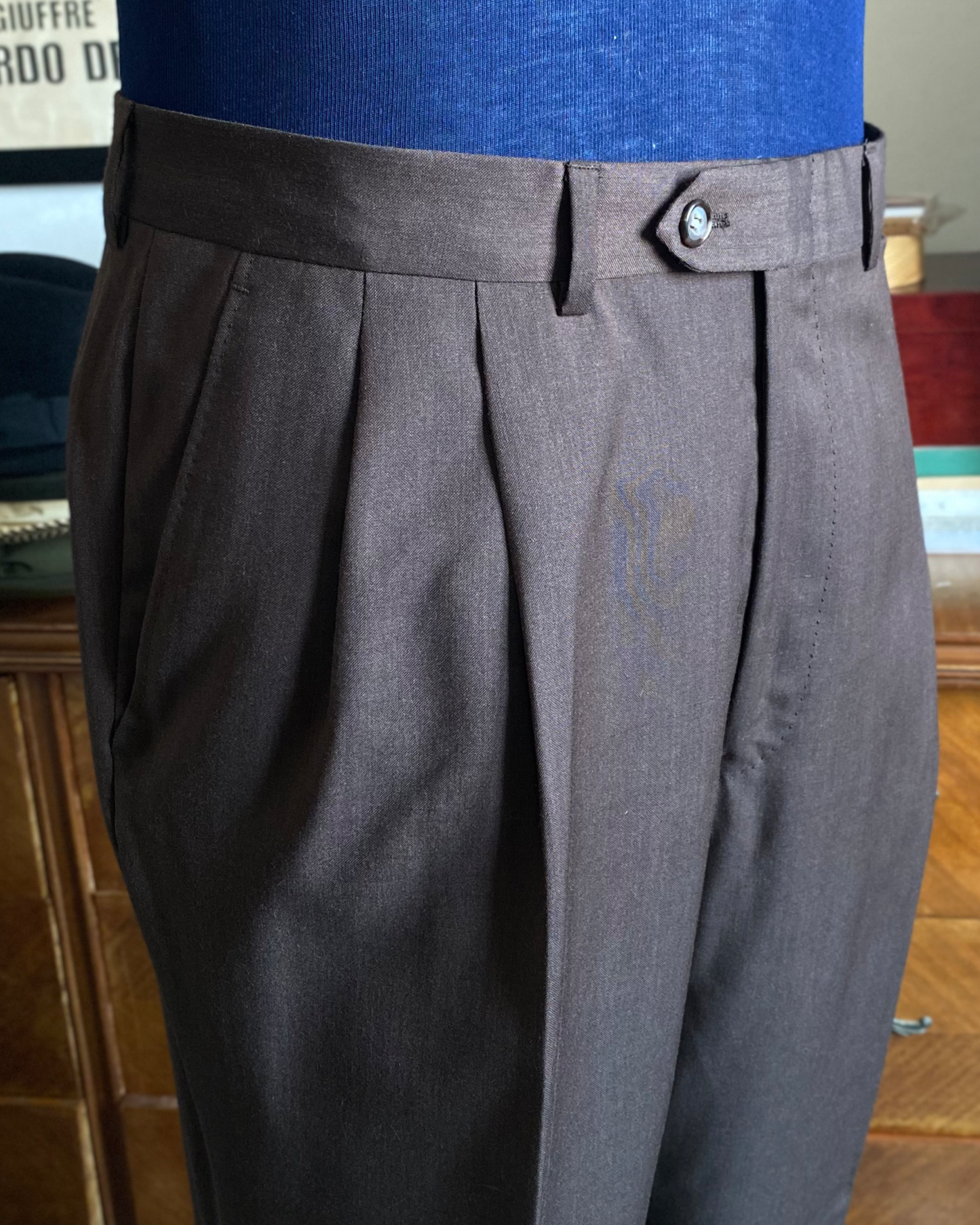 PANTALONE ESTIVO "SECOND HAND" IN LANA DOPPIA PENCE PE10