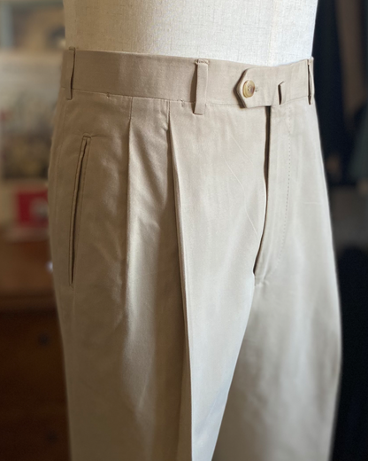 PANTALONE ESTIVO "SECOND HAND" IN COTONE DOPPIA PENCE PE28